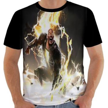 Imagem de Camiseta 10478 Adão Negro Black Adam Personagem Shazam - Primus, Preto