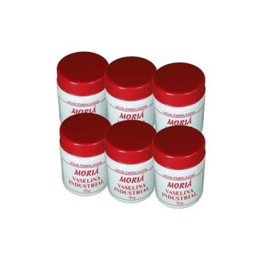 Imagem de Kit 6 Vaselina Sólida Pasta Lubrificante Industrial 90g - Moriá