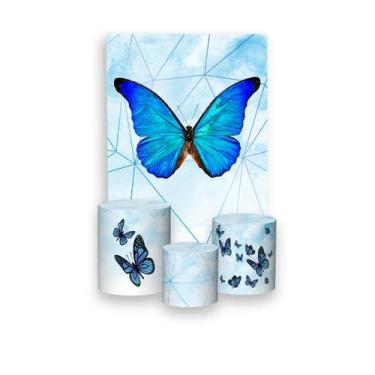 Imagem de Painel De Festa Vertical 1,50 x 2,20 + Trio De Capas Cilindro - Borbol