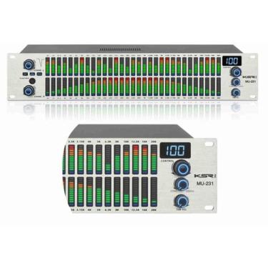 Imagem de Equalizador Digital Dsp 31 Bandas Espectro Profissional Ksr - KSR PRO 