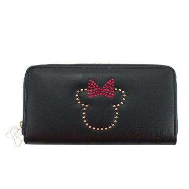 Imagem de Carteira Retangular Contorno Rosto Minnie 10x20cm - Disney