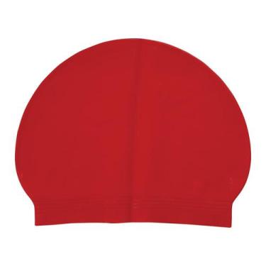 Imagem de Touca de Natação Látex - vermelho - MOR