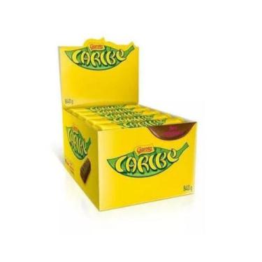 Imagem de 2 Display Chocolate Caribe Garoto C/30 Unidades De 28g cada - Intex
