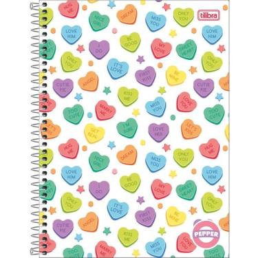 Imagem de Caderno Univ. 1 Matéria Capa Dura Pepper Feminino 80 Fls - TILIBRA