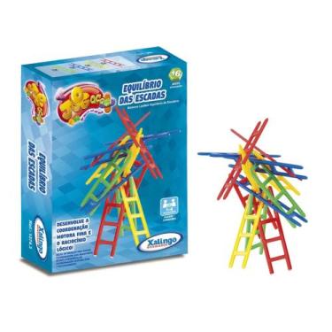 Imagem de Brinquedo Jogação Equilíbrio das Escadas Sem Derrubar Xalingo - 13743