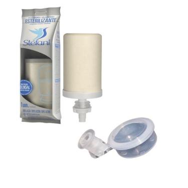 Imagem de Vela Filtro Barro Esterilizante Tripla Ação Stéfani Boia Dosadora Oasi