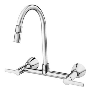 Imagem de Misturador De Parede Cozinha Bica Móvel Gali 00801206 Docol