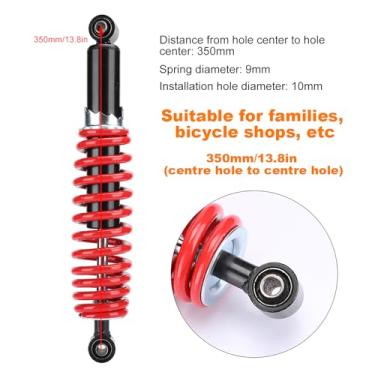 Imagem de Amortecedor Traseiro Universal de 350 Mm / 13,8 pol., Liga de Alumínio, Adequado para Dune Quad, Dirt Bike, ATV
