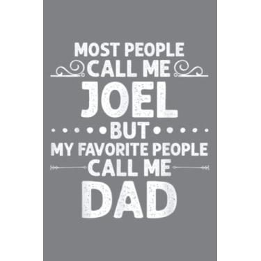 Imagem de JOEL Gift Name Funny Father's Day Personalized Men Dad: Special designed covers, with lines inside