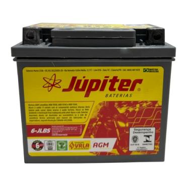 Imagem de Bateria Moto Júpiter 6LBS 6ah CG Titan 150 160 Bros NXR