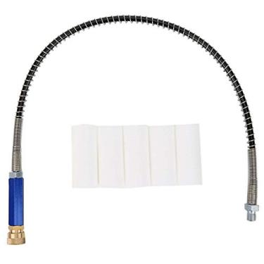 Imagem de Separador de água de óleo de metal mangueira de mola de alta pressão fêmea externa fêmea para cilindros de oxigênio