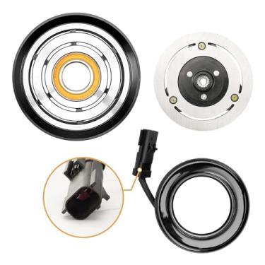 Imagem de Prolenz Embreagem de compressor de ar condicionado A/C para 2006-2008 Liberty 3.7L, 2007-2008 Nitro 3.7L, Compressores AC embreagem bobina eletromagnética kit de montagem de polia substitui # 68184