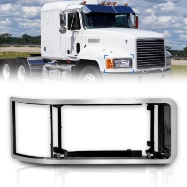 Imagem de Hpdmauto Moldura de farol cromada adequada para caminhão Mack CH lado direito do passageiro
