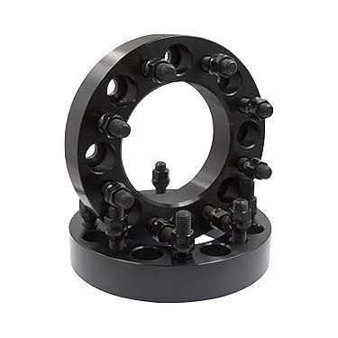 Imagem de Wheel Accessories Parts 2 peças espaçadores de roda centrados em cubo de aço 8 em 6,50 3,8 cm de espessura M14 x 1,5 14 x 1,5 rosca parafuso 121,3 mm cubo para RAM 2012+ 2500 3500 (SRW) | 2012-18 3500 (DRW)