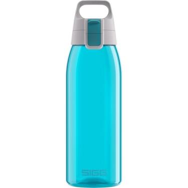 Imagem de SIGG - Garrafa de água Tritan – Cor Total ONE Aqua – Adequado para bebidas carbonatadas – Pode ser lavado na lava-louças – À prova de vazamento – Sem BPA – 1000 ml
