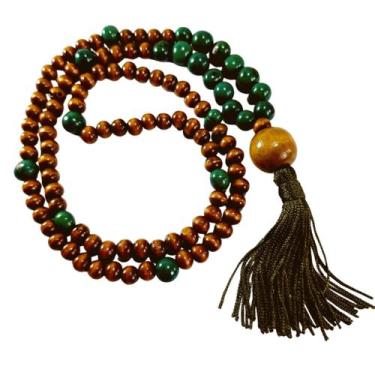 Imagem de Japamala 108 Contas madeira com semente de açai - Paz Interior Store, 