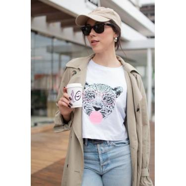 Imagem de Cropped Onça Chiclete - Zehaph, P, Branco