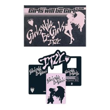 Imagem de ITZY - [Girls Will Be Girls] (PLATFORM ALBUM_POCAALBUM B Ver.) Out Box + QR Card + Logo Magnet + Photocard Set + 2 Pin Badges + 4 Extra Photocards