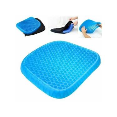 Imagem de Almofada dor cóccix lombar costas ortopédica para escritório - Magalu 