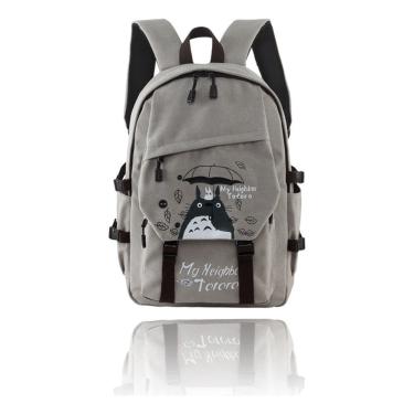 Imagem de Mochila de lona, anime, desenho animado, laptop de 14 polegadas, gênero neutro