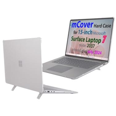Imagem de mCover Capa compatível apenas com Microsoft Surface Laptop 7 2024+ de 15 polegadas (modelo # 2037) PC Windows com CPU ARM e Copilot+ alimentado por IA (não serve para outros modelos de superfície