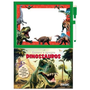 Imagem de Livro - Dinossauros - Escreva e Apague