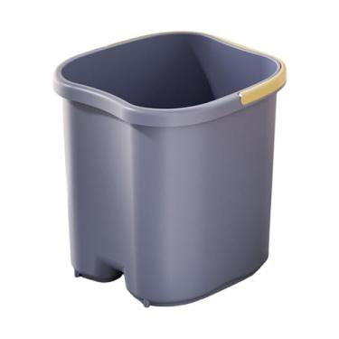 Imagem de KiBcsLic Banheira para pés Feet SPA Adultos resistente com alça e pontos de massagem Balde para relaxamento dos pés Banheira de imersão, Azul