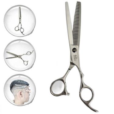 Imagem de Tesoura Desfiadeira Umi Dentada Cortar Cabelo Desfiar 6.5