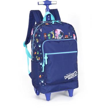 Imagem de Mochila com Rodinha, Divertidamente Azul, Luxcel