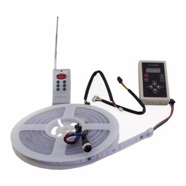 Imagem de Fita Led Digital 6803 Rgb Com Controle 133 Efeitos Ip65 5050 - One Lig