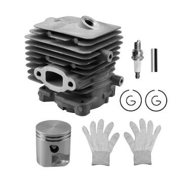 Imagem de NTSUMI Kit de pistão cilíndrico adequado para soprador de folhas Stihl BG56 BG56C BG86C BR200 SH56 SH56C SH86 SH86C SR200, substitui 4241 020 1203 4241 020 1204