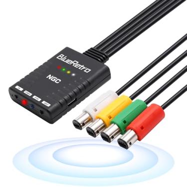 Imagem de RetroScaler Adaptador de controlador sem fios NGC - Suporta a consola de jogos NGC, compatível com controladores Bluetooth PS3/PS4/PS5, Xbox One S, Series X/S, Switch Pro