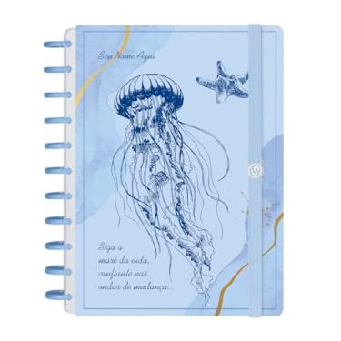 Imagem de Caderno de Disco Inteligente Personalizado Iscool G+ Oceania Maré