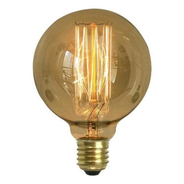 Imagem de 2X Lâmpada Filamento De Carbono 40W E27 Retrô G80