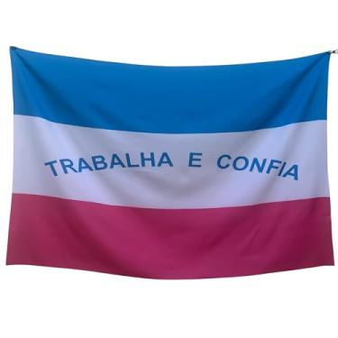 Imagem de Bandeira Decorativa do Espírito Santo em Tecido Oxford Sublimado a Laser Face Única 1x1,5m