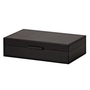 Imagem de Caixa de mdf retangular  preto 16x26x07 cm - MART