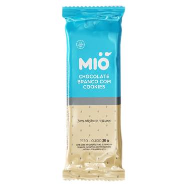 Imagem de Chocolate Mió Branco com Cookies Zero 20g