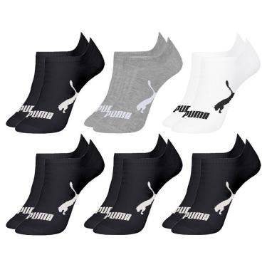 Imagem de Kit 6 Pares De Meias Puma Sapatilha Esportiva Masculina