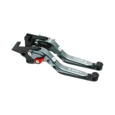 Imagem de Manetes De Freio E Embreagem CNC Ajustáveis E Dobráveis Para Motocicle