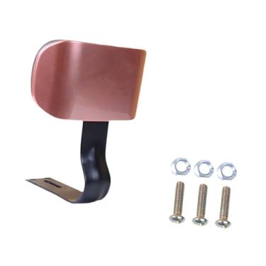 Imagem de UGPLM Encosto para bicicleta elétrica Encosto para passageiro Almofada para costas macia, conveniente e universal, fácil de instalar para bicicleta elétrica, Rosa Ouro