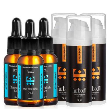 Imagem de Kit 03 Óleo Para Barba Goot + 03 Blend Turbodil Embaixador 30Ml