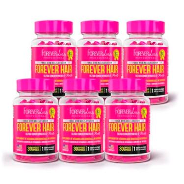 Imagem de Kit Tratamento Crescimento Acelerados 6 Meses Forever Hair Forever Liss
