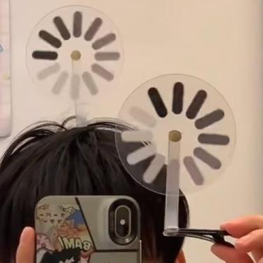 Imagem de 1 prendedor de cabelo cerebral engraçado acessório de cabelo giratório presente - 7 cm C x 7 cm L