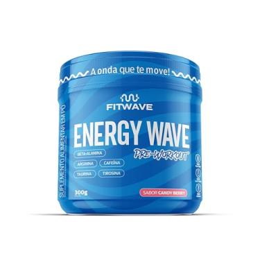 Imagem de Pré-Treino Energy Wave Pré Workout (300g) FitWave - Sabor Candy Berry