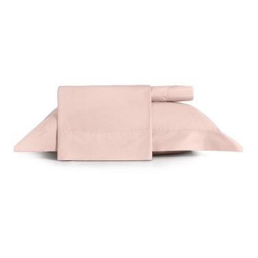 Imagem de Jogo de Cama Solteiro King 3 Peças Altenburg Algodão Lux 200 Fios  Rosa Lille