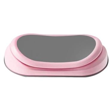 Imagem de Vaveren Prancha de torção abdominal multifuncional, equipamento de ginástica para abdominais, máquina de torção abdominal sentada para academia em casa, Rosa