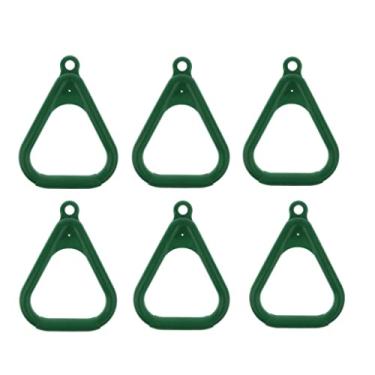 Imagem de barenx 6 peças de anéis infantis de bar, acessórios de balanço para playground