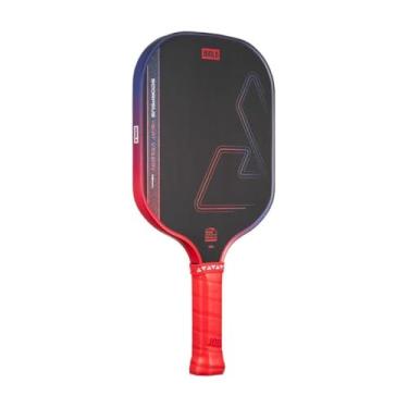 Imagem de JOOLA SCORPEUS Heat Vision 16 mm Pickleball Paddle – Formato padrão – Superfície de fibra de carbono texturizada para spin – Película SK para vibração reduzida – Aprovado pela USAP – habilitado para