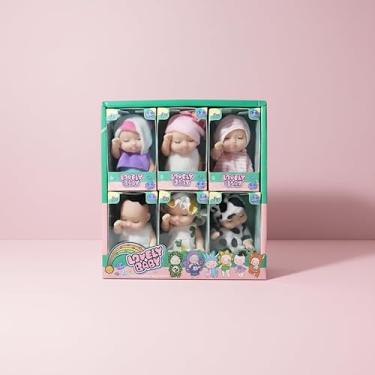 Imagem de Lovely Baby Mini Boneca Bebê Reborn, Vinil Macio, Roupas Coloridas, Pintada à Mão, Brinquedo Realista para Coleção e Diversão