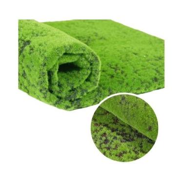 Imagem de Tapete De Grama Artificial 50X50cm, Grama Falsa Para Paisagismo De Jar